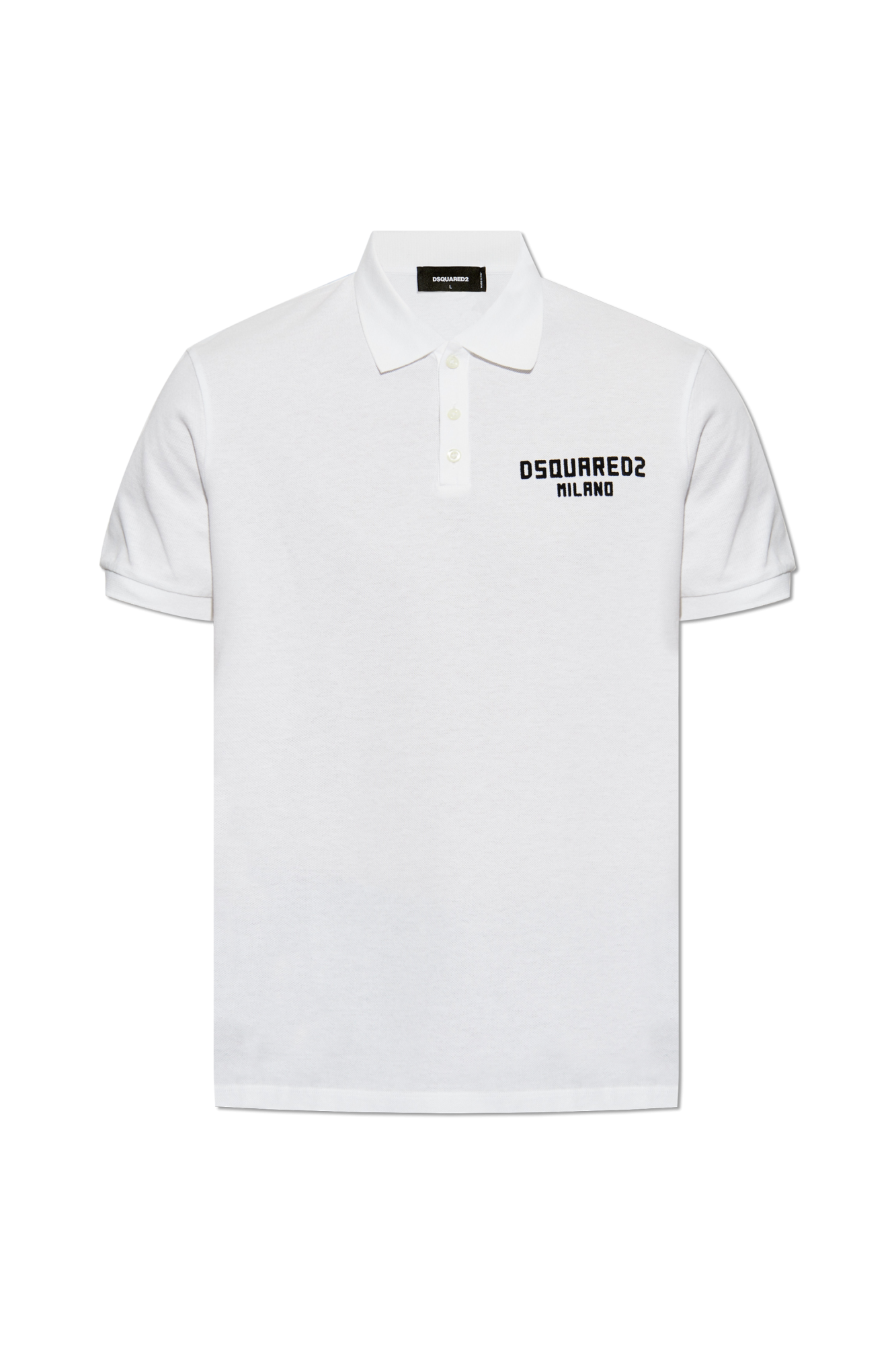 White Polo with logo Dsquared2 - Vitkac AS